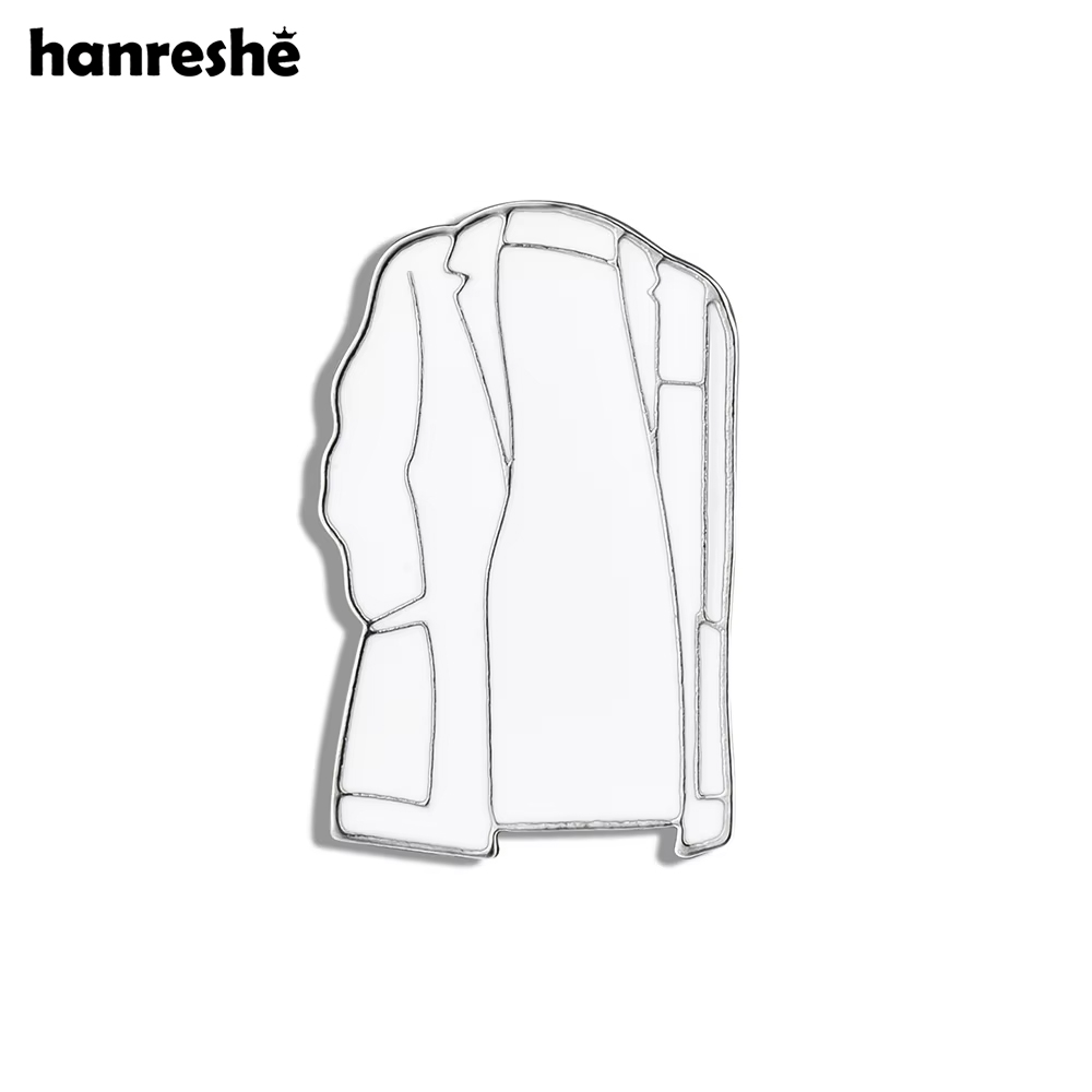 Medical Lab Scientist - Hanreshe weißen Mantel Emaille Brosche Pin