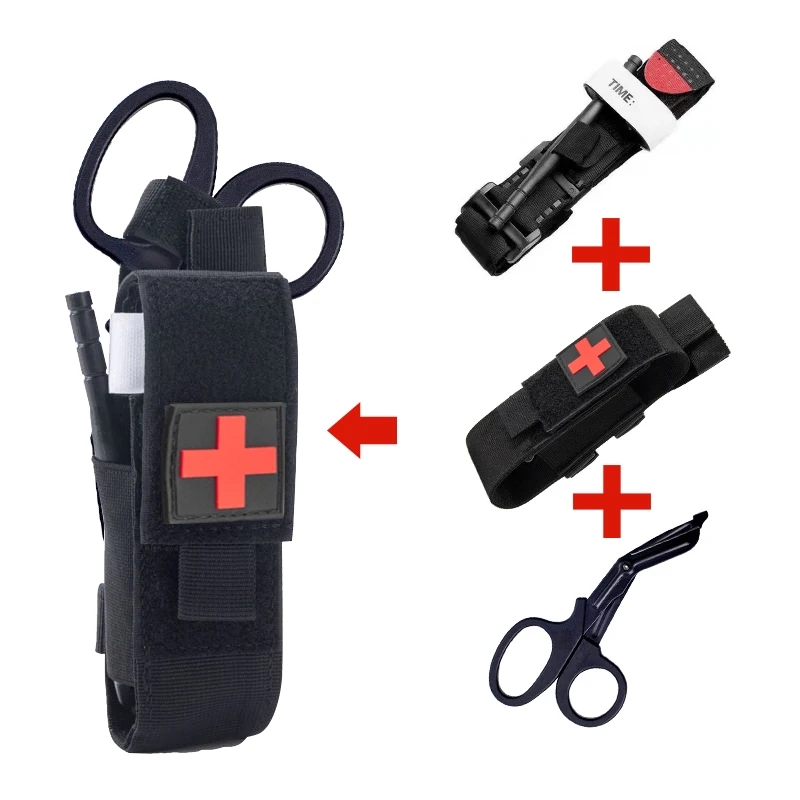 Medical Lab Kit - Taktisches Outdoor-Erste-Hilfe-Set Tourniquet Molle Überlebenskit-Tasche Pflegerack