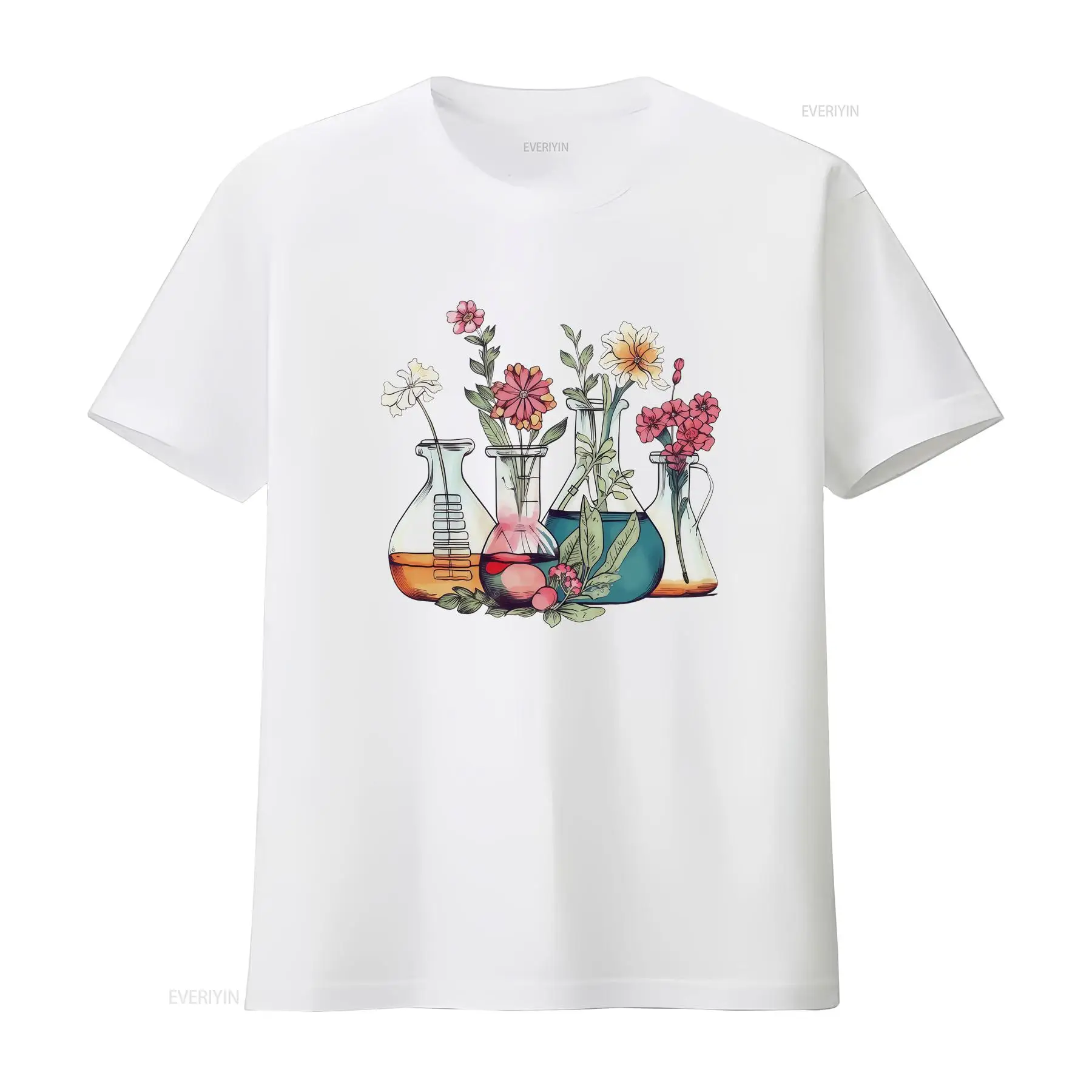 Labor-T-Shirt mit Blumenmuster – Medical Lab Tech Bewertung und Preis